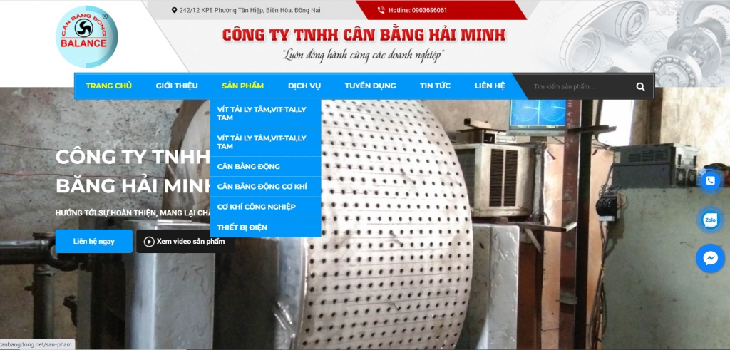 Cân bằng động các chi tiết, sản phẩm cơ khí trong các ngành công, nông nghiệp ,Sửa chữa, gia công các thiết bị, sản phẩm cơ khí